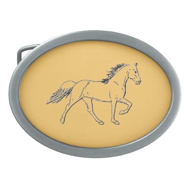 Tennessee Walking Horse Belt Buckle (Front)