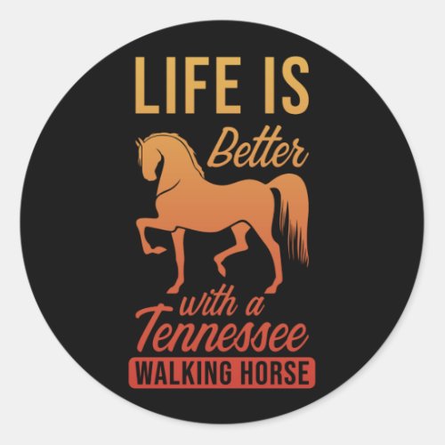 Tennessee Walking Horse Classic Round Sticker