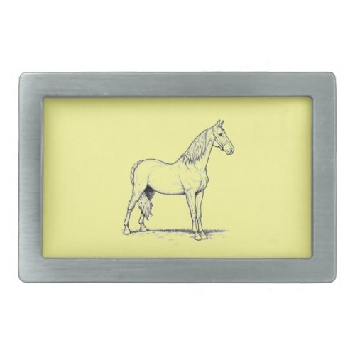 Tennessee Walking Horse _ Standing Belt Buckle