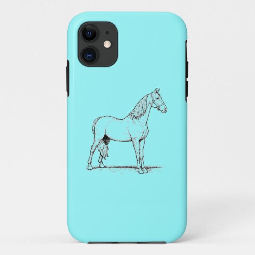 Tennessee Walking Horse _ Standing iPhone 11 Case