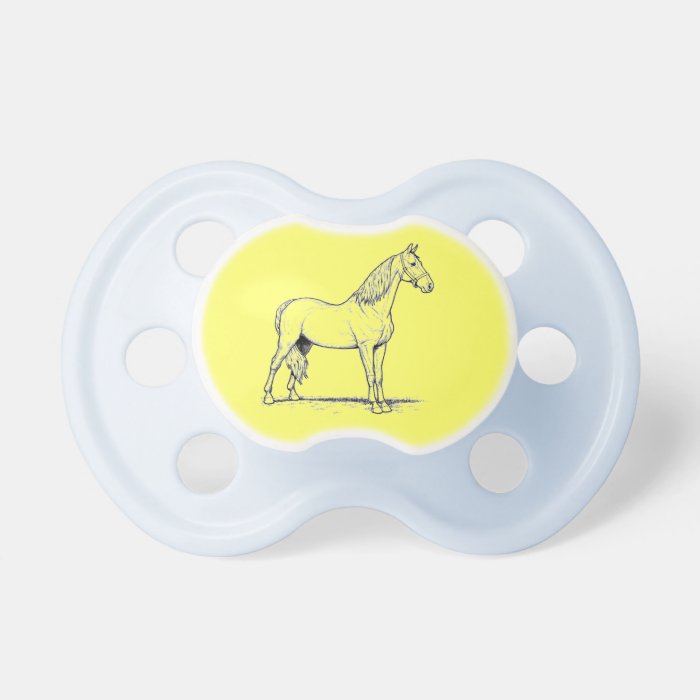Tennessee Walking Horse Standing Pacifier Zazzle
