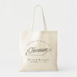 Tennessee Wedding Welcome Tote Bag<br><div class="desc">This Tennessee tote is perfect for welcoming out of town guests to your wedding! Pack it with local goodies for an extra fun welcome package.</div>