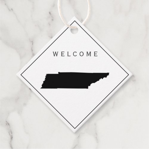 Tennessee Welcome Bag Gift Tag Wedding Weekend