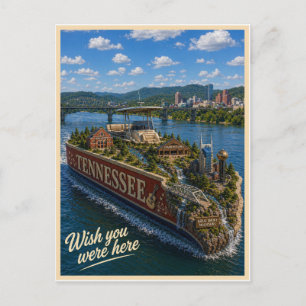 Tennessee Wish You Were Here State Series Postcard