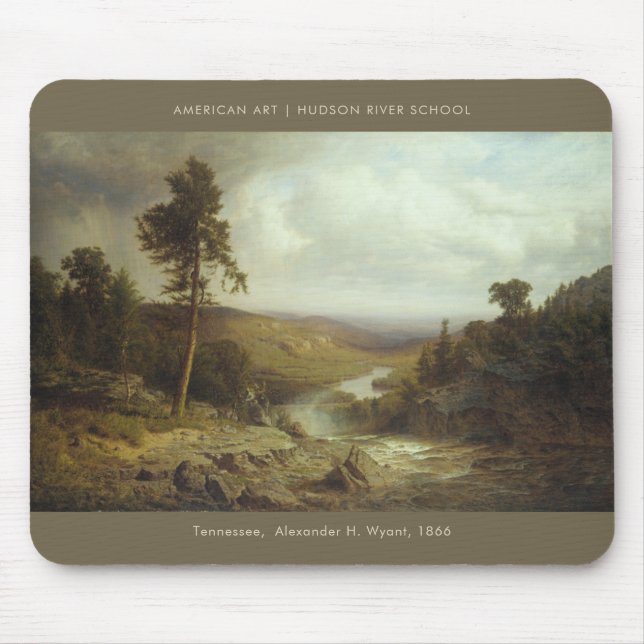 Tennessee Wyant American Art Landscape Painting Mouse Pad (Front)