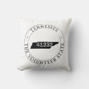 Tennessee Zip Code Pillow