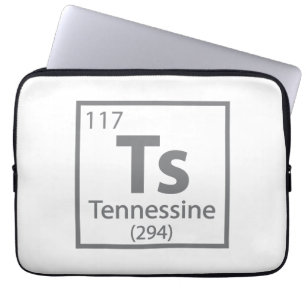 Tennessine - Tennessee Science Periodic Table Laptop Sleeve