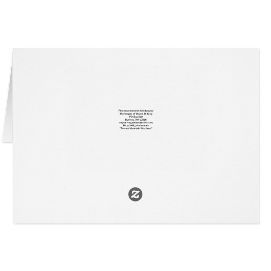 Tenney Windfarm Sunset Poster (Back Horizontal)