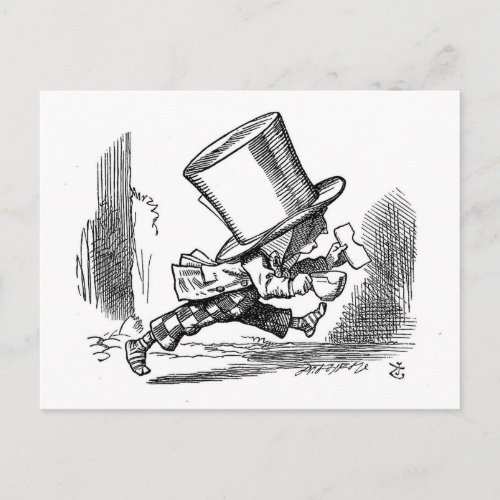 Tenniels Alice In Wonderland Postcard