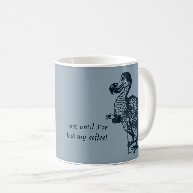 Tenniel's Dodo Coffee Mug (Front Right)