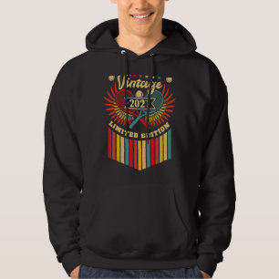 Tennis 1st Birthday Boys Girls Vintage 2021 Tennis Hoodie