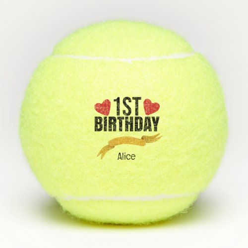 Tennis 1st Birthday  Tennis Balls