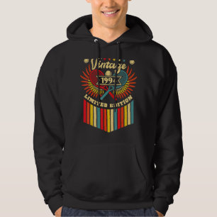 Tennis 28th Birthday Men Women Vintage 1994 Tennis Hoodie
