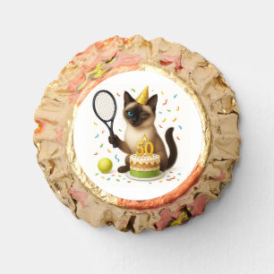 Tennis 50th Birthday for Cat Lovers  Reese's Peanut Butter Cups