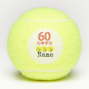 Tennis 60th Birthday for Tennis Player Tennis Balls