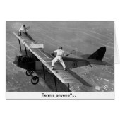 "Tennis Anyone?" card (Front Horizontal)