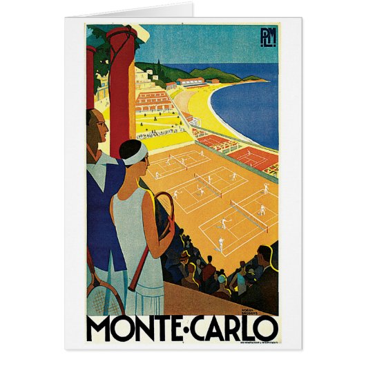 Tennis at Monte Carlo Cards (Front)