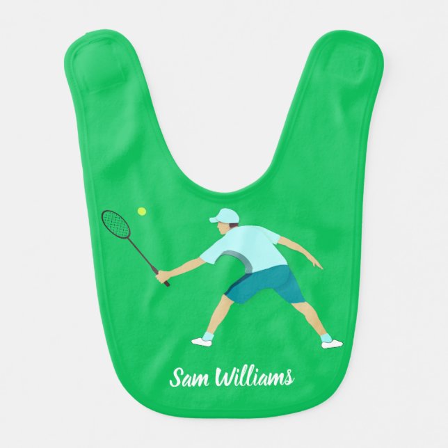 Tennis Baby Bib (Front)