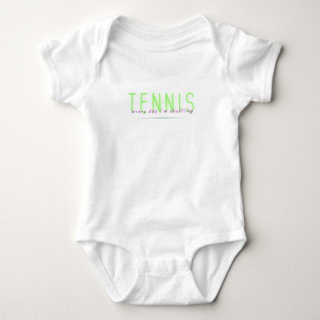 Tennis Baby Bodysuit (Front)