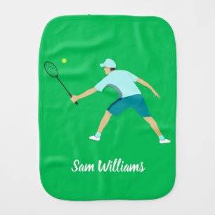 Tennis Baby Burp Cloth