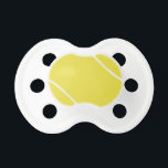 Tennis Baby Pacifier<br><div class="desc">"Sport Essentials” is open for your enjoyment. Come in and make yourselves at home. Tell your friends about us and send to them our link: http://www.zazzle.com/funandfunny?rf=238549869542096443*</div>