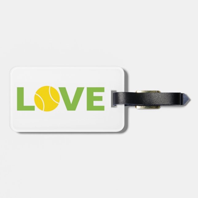 Tennis Bag Tag (Back Horizontal)