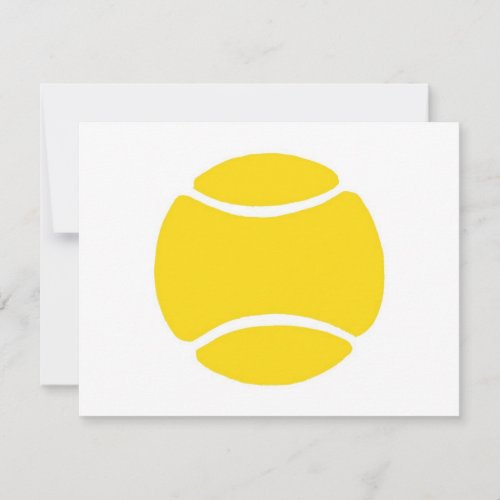 Tennis Ball Invitation