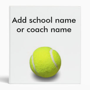 Tennis Ball 2 3 Ring Binder