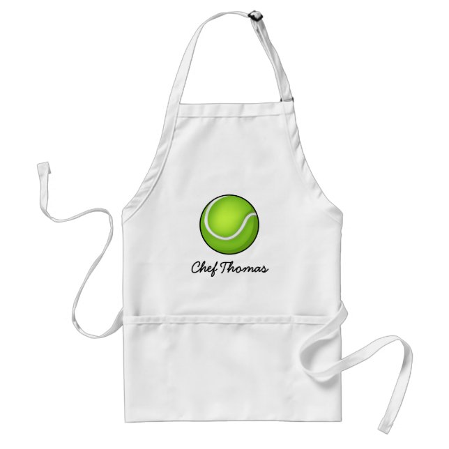 Tennis Ball Adult Apron (Front)