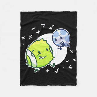 Tennis Ball And Golf Ball Duo Math Fleece Blanket