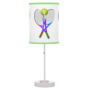 Tennis Ball and Rackets Table Lamp