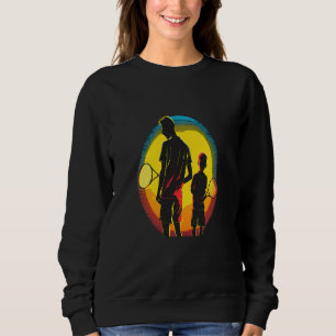 Tennis Ball And Tennis Racket Apparel Pop Father A Sweatshirt