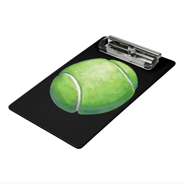 Tennis Ball Art Mini Clipboard (Angled3)