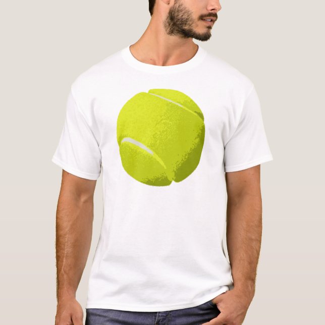 Tennis Ball Artistic US Open Wimbleton T-Shirt (Front)