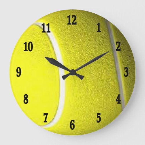 Tennis Ball Black Numbers