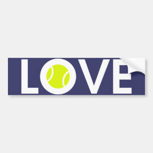 Tennis Ball Bumper Sticker