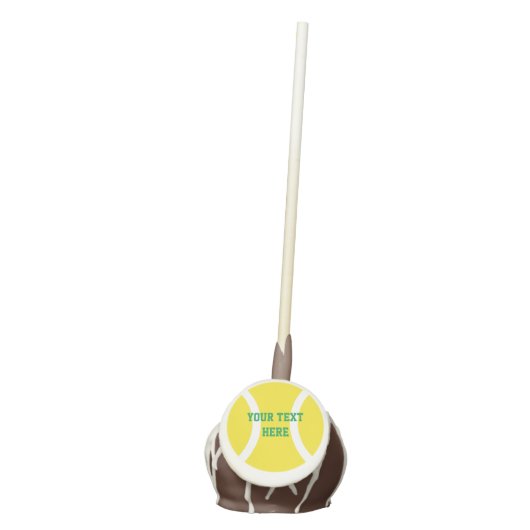Tennis ball cake pops custom Birthday party treats (Front)