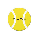 Tennis ball candy tin | Tournament giveaway gift. (Top)