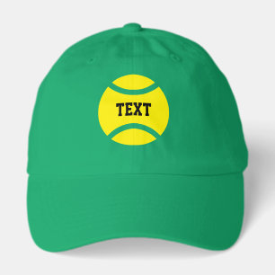 Tennis ball cap for padel or tennis player