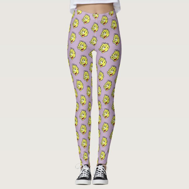 Tennis Ball Cartoon Cust. BG Legging (Front)
