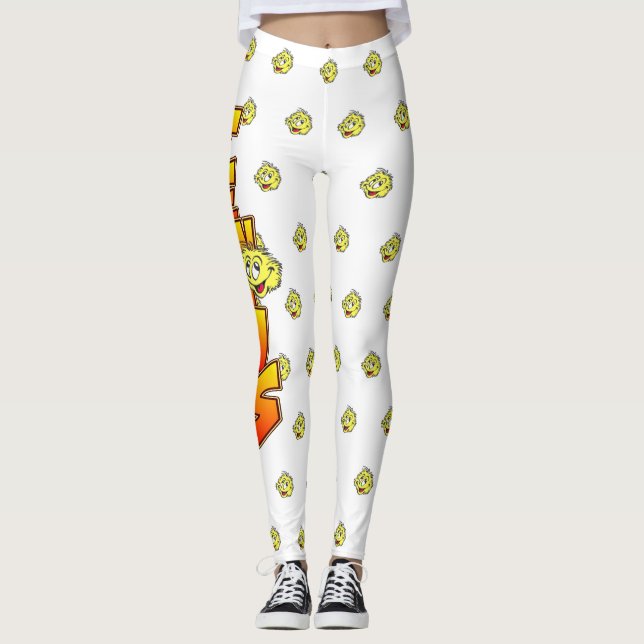Tennis Ball Cartoon Legging (Front)