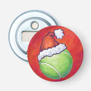 Tennis Ball Christmas Bottle Opener