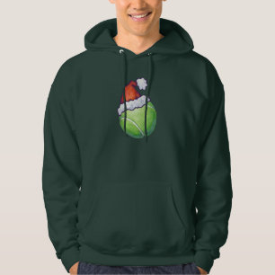 Tennis Ball Christmas Green Hoodie