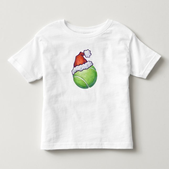 Tennis Ball Christmas Green Toddler T-shirt (Front)