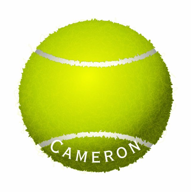 Tennis Ball Christmas Ornament (Front)