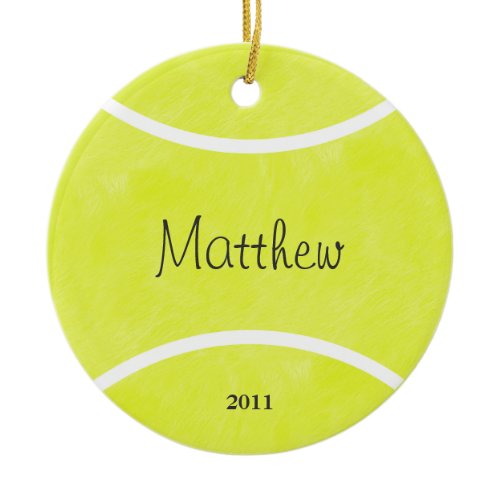 Tennis Ball Christmas Ornament