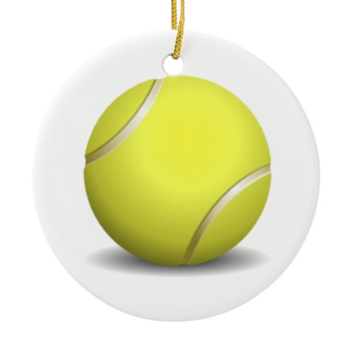 Tennis Ball Christmas Ornament