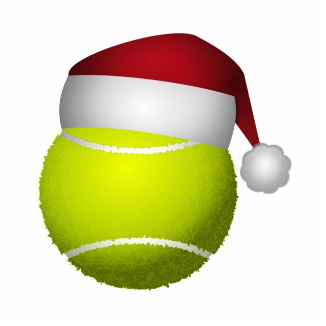 Tennis Ball Christmas Ornament (Front)