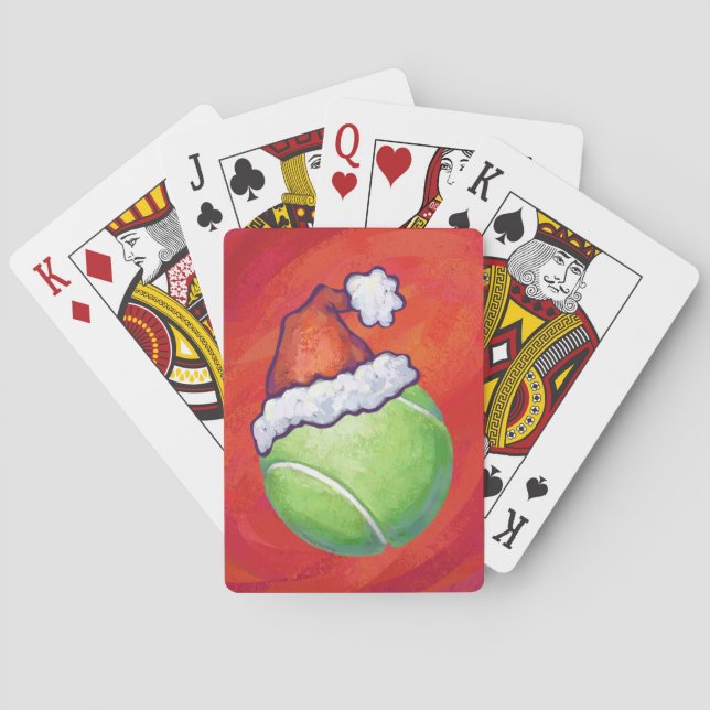 Tennis Ball Christmas Poker Cards (Back)