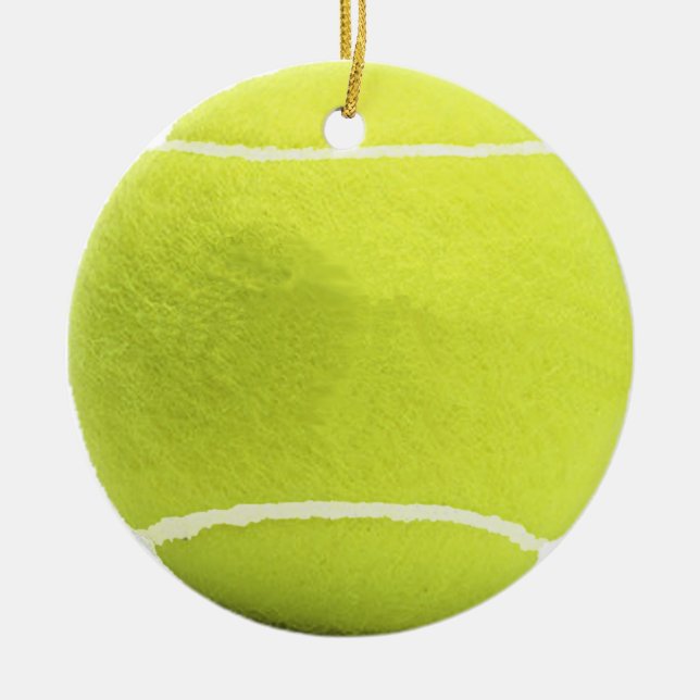 Tennis Ball Christmas Tree Ornament (Front)
